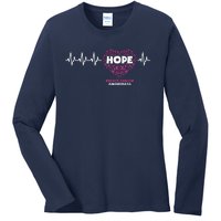 Hope Breast Cancer Awareness Ladies Long Sleeve Shirt