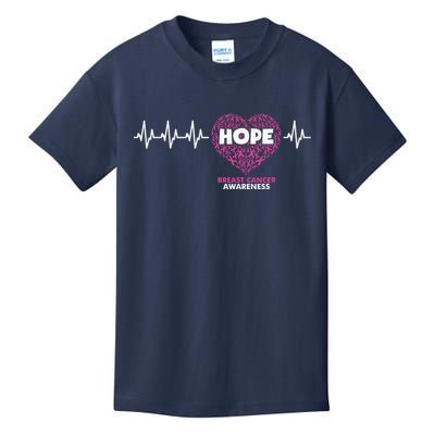 Hope Breast Cancer Awareness Kids T-Shirt