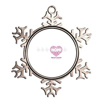 Hope Breast Cancer Awareness Metallic Star Ornament