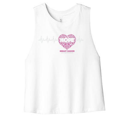 Hope Breast Cancer Awareness Women's Racerback Cropped Tank