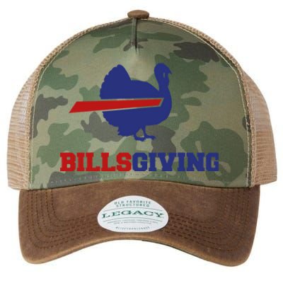 Happy Billsgiving Chicken Football Thanksgiving Legacy Tie Dye Trucker Hat