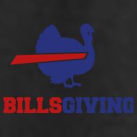 Happy Billsgiving Chicken Football Thanksgiving 7 Panel Mesh Trucker Snapback Hat