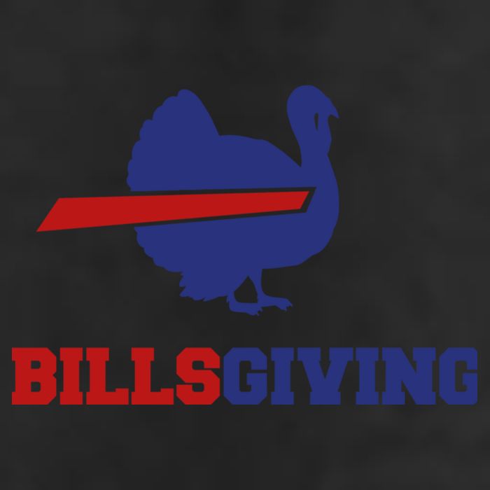 Happy Billsgiving Chicken Football Thanksgiving 7 Panel Mesh Trucker Snapback Hat
