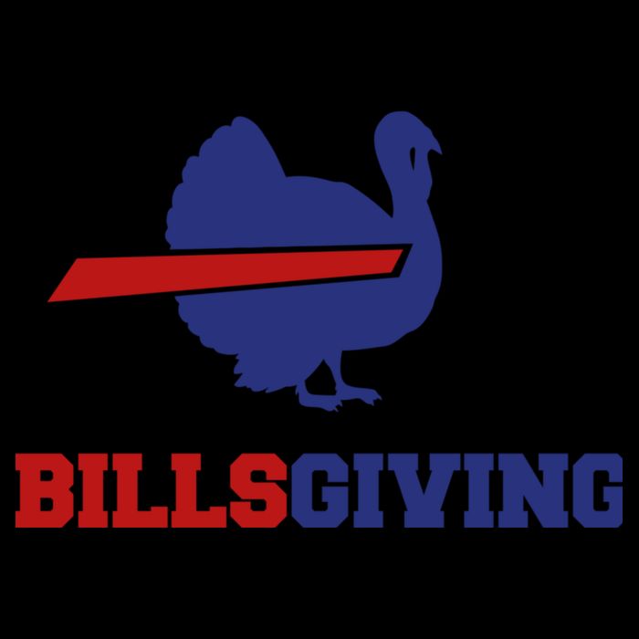 Happy Billsgiving Chicken Football Thanksgiving Zip Tote Bag