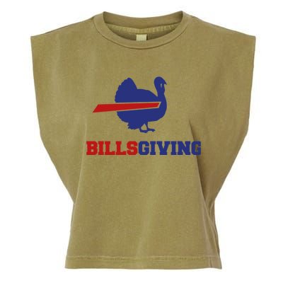 Happy Billsgiving Chicken Football Thanksgiving Garment-Dyed Women's Muscle Tee