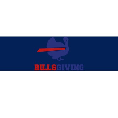 Happy Billsgiving Chicken Football Thanksgiving Bumper Sticker