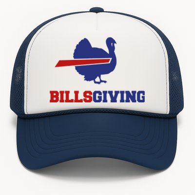 Happy Billsgiving Chicken Football Thanksgiving Trucker Hat