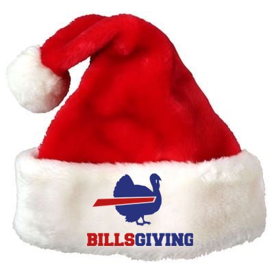 Happy Billsgiving Chicken Football Thanksgiving Premium Christmas Santa Hat