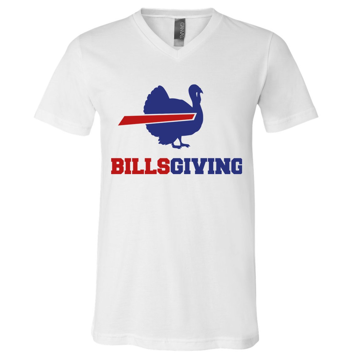 Happy Billsgiving Chicken Football Thanksgiving V-Neck T-Shirt