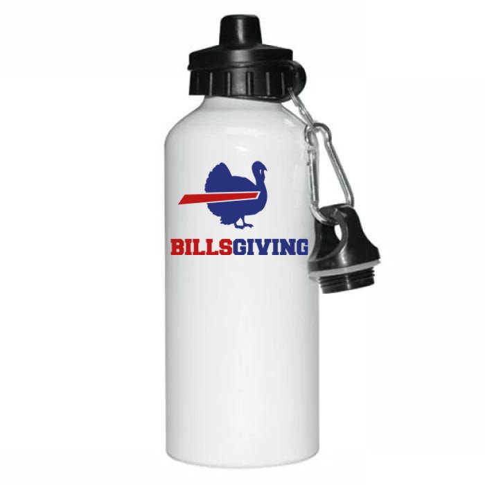 Happy Billsgiving Chicken Football Thanksgiving Aluminum Water Bottle