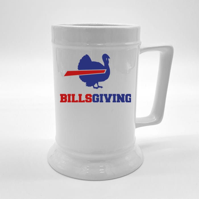 Happy Billsgiving Chicken Football Thanksgiving Beer Stein