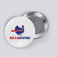 Happy Billsgiving Chicken Football Thanksgiving Button