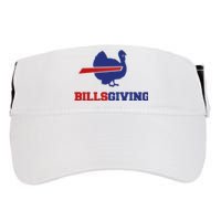 Happy Billsgiving Chicken Football Thanksgiving Adult Drive Performance Visor