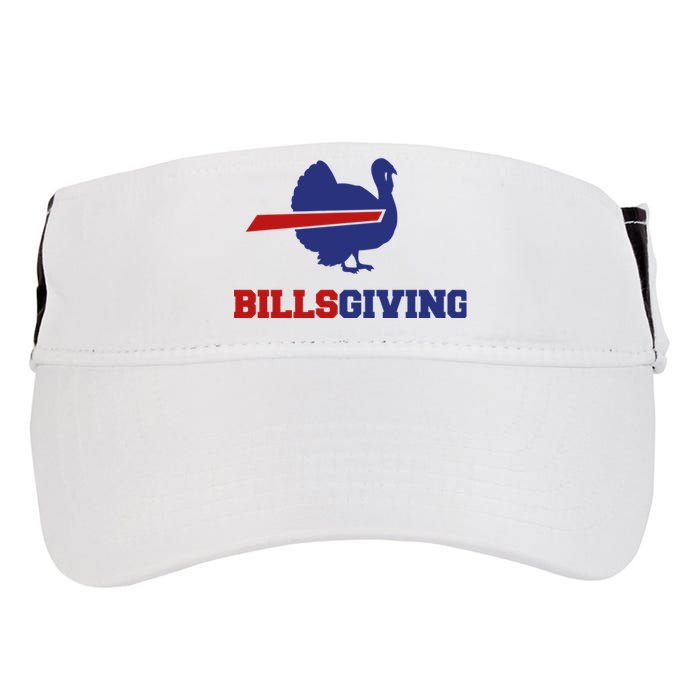 Happy Billsgiving Chicken Football Thanksgiving Adult Drive Performance Visor