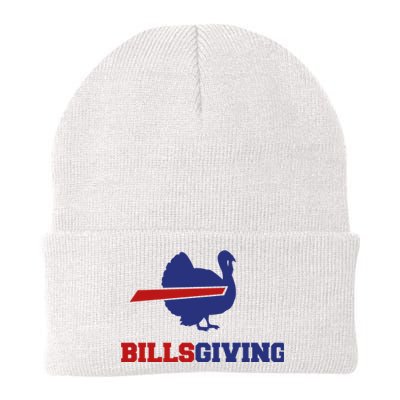 Happy Billsgiving Chicken Football Thanksgiving Knit Cap Winter Beanie