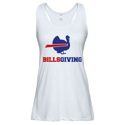 Happy Billsgiving Chicken Football Thanksgiving Ladies Essential Flowy Tank