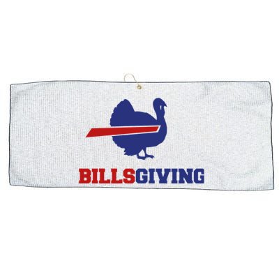 Happy Billsgiving Chicken Football Thanksgiving Large Microfiber Waffle Golf Towel