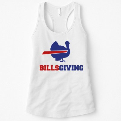 Happy Billsgiving Chicken Football Thanksgiving Womens Tank Top