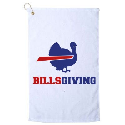 Happy Billsgiving Chicken Football Thanksgiving Platinum Collection Golf Towel