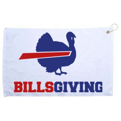 Happy Billsgiving Chicken Football Thanksgiving Grommeted Golf Towel