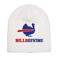 Happy Billsgiving Chicken Football Thanksgiving Short Acrylic Beanie