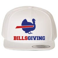 Happy Billsgiving Chicken Football Thanksgiving Wool Snapback Cap