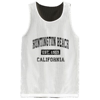 Huntington Beach California Ca Vintage Established Sports Mesh Reversible Basketball Jersey Tank