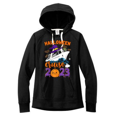 Halloween Boo Cruise Squad Cruising Crew Spooky Season Gift Women's Fleece Hoodie