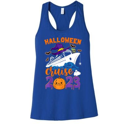 Halloween Boo Cruise Squad Cruising Crew Spooky Season Gift Women's Racerback Tank