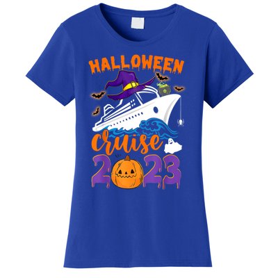 Halloween Boo Cruise Squad Cruising Crew Spooky Season Gift Women's T-Shirt