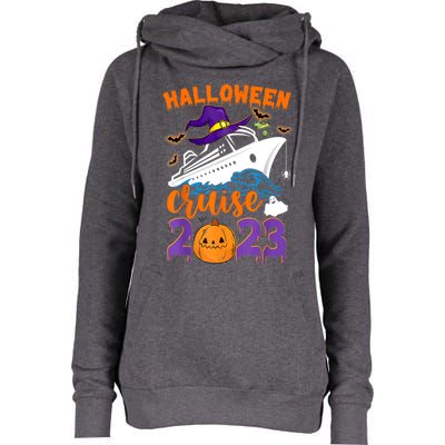 Halloween Boo Cruise Squad Cruising Crew Spooky Season Gift Womens Funnel Neck Pullover Hood