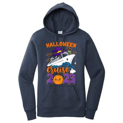 Halloween Boo Cruise Squad Cruising Crew Spooky Season Gift Women's Pullover Hoodie