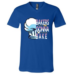 Holiday Baking Competition Chefs Hat Bakers Gonna Bake Gift V-Neck T-Shirt