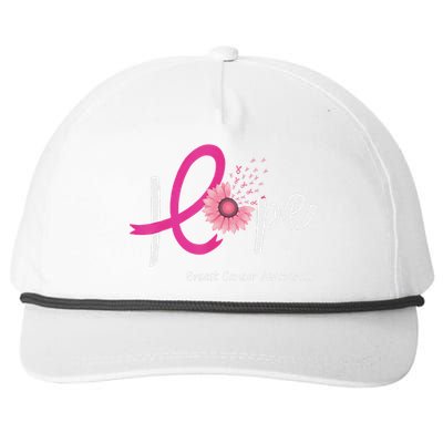 Hope Breast Cancer Pin.K Ribbons Sunflower October Month Snapback Five-Panel Rope Hat