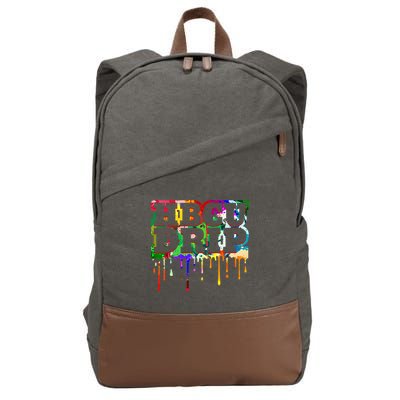 HBCU Black College Graduates Whitley Retro Cotton Canvas Backpack