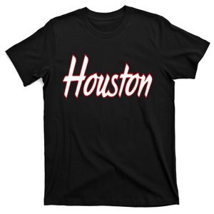 Houston Blue Collection Script Text T-Shirt