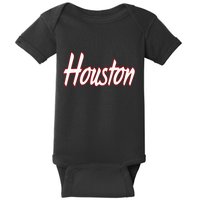Houston Blue Collection Script Text Baby Bodysuit