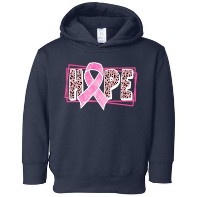 Hope Breast Cancer Awareness Ribbon Toddler Hoodie