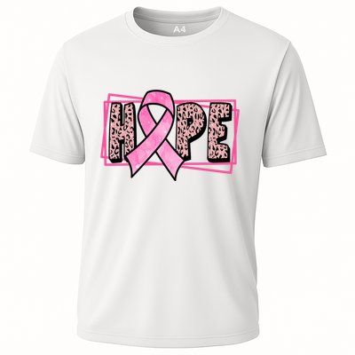 Hope Breast Cancer Awareness Ribbon Cooling Performance Crew T-Shirt