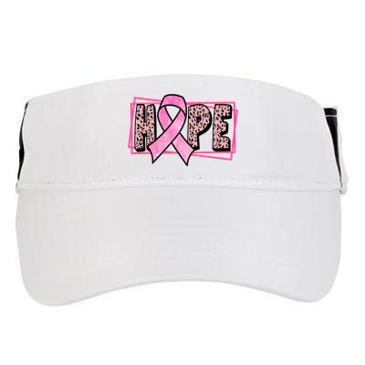Hope Breast Cancer Awareness Ribbon Adult Drive Performance Visor