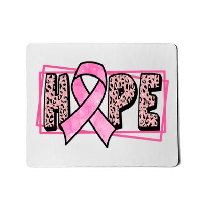 Hope Breast Cancer Awareness Ribbon Mousepad