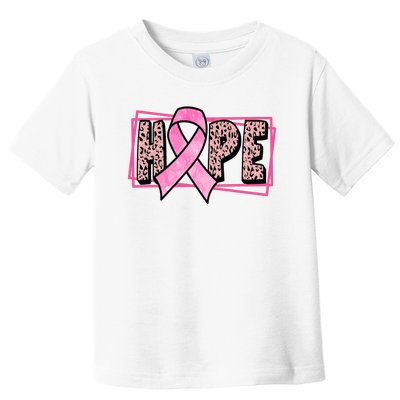 Hope Breast Cancer Awareness Ribbon Toddler T-Shirt