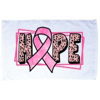 Hope Breast Cancer Awareness Ribbon Microfiber Hand Towel