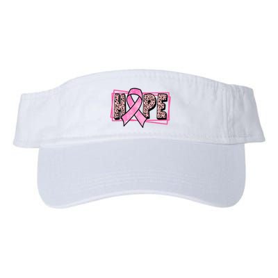 Hope Breast Cancer Awareness Ribbon Visor