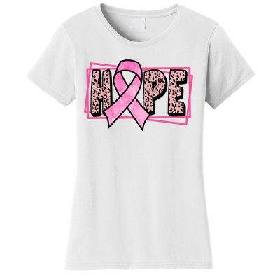 Hope Breast Cancer Awareness Ribbon Women's T-Shirt