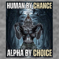 Human By Chance Alpha By Choice Funny Sweatshirt