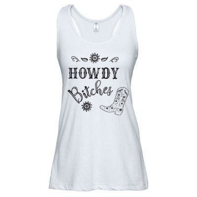 Howdy Bitches Cowboy Howdy Bitches Cowboy Howdy Bitches Ladies Essential Flowy Tank