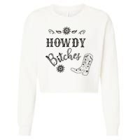 Howdy Bitches Cowboy Howdy Bitches Cowboy Howdy Bitches Cropped Pullover Crew