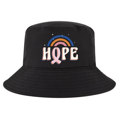 Hope Breast Cancer Awareness Rainbow Cool Comfort Performance Bucket Hat