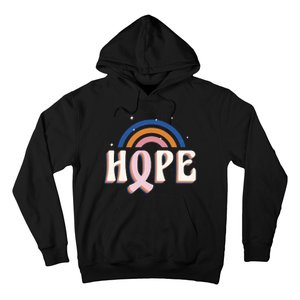 Hope Breast Cancer Awareness Rainbow Hoodie